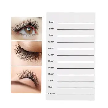 

Acrylic Eyelash Board Professional Individual Eyelash Extension Hand Plate Acrylic White Eyelash Plate Eyelash Tools