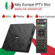 HK1mini RK3229 Android 8.1 Smart TV Box&italy super iptv subscription Germany Albania Turkey bein sport netflix ExYu adult iptv