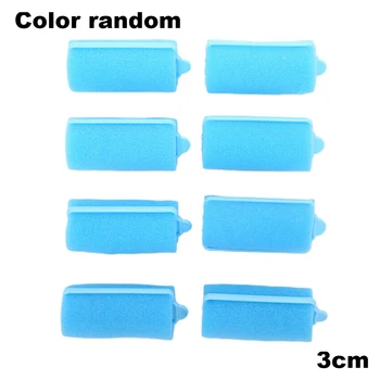 Kaufen Schwamm Schaum Tragbare Pony Für Barber Zubehör Reise Haar Rollen Hause Salon Friseur Flexible Curling Styling Werkzeuge DIY