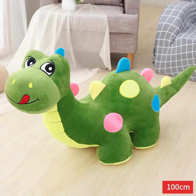 1 шт. 40-100 см Neue Dinosaurier plukch Spielzeug мультяшный тираннозавр Nette Stofftier Puppen feur Kinder Jungen geburtstag - Цвет: 3 100cm