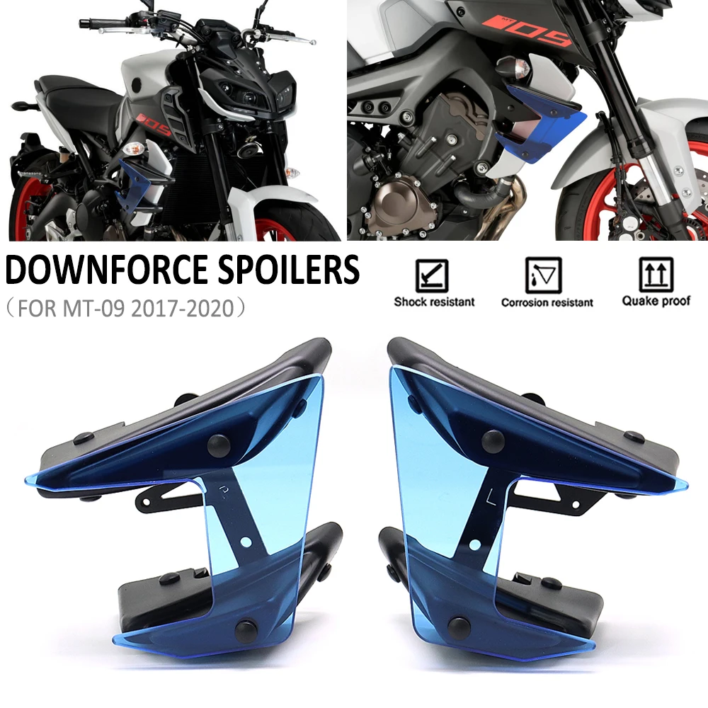 2023 New MT09 Motorcycle Sport Downforce Naked Side Spoilers Aerodynamic Wind Wing Deflector For Yamaha MT-09 SP MT 09 2021 2022 - 201355758 - View #12