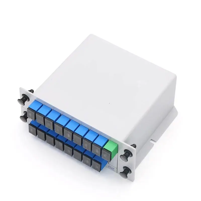 10pcs/Lot SC APC UPC PLC 1X16 Fiber Optic FTTH