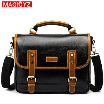 

Men bag soft leather handbags youth Boy Cool bag Crossbody bags for Man's Shoulder Bag male Briefcase Tote Split Leather Bag