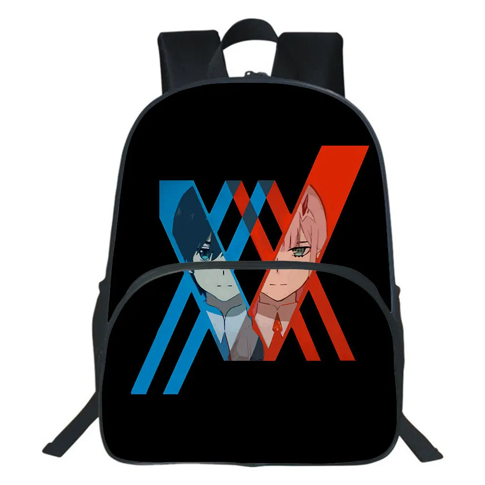 2021 Darling In The FranXX Anime Backpack Kids Teens School Bags Bookbag Cartoon Travel Casual Mochilas. Support custom