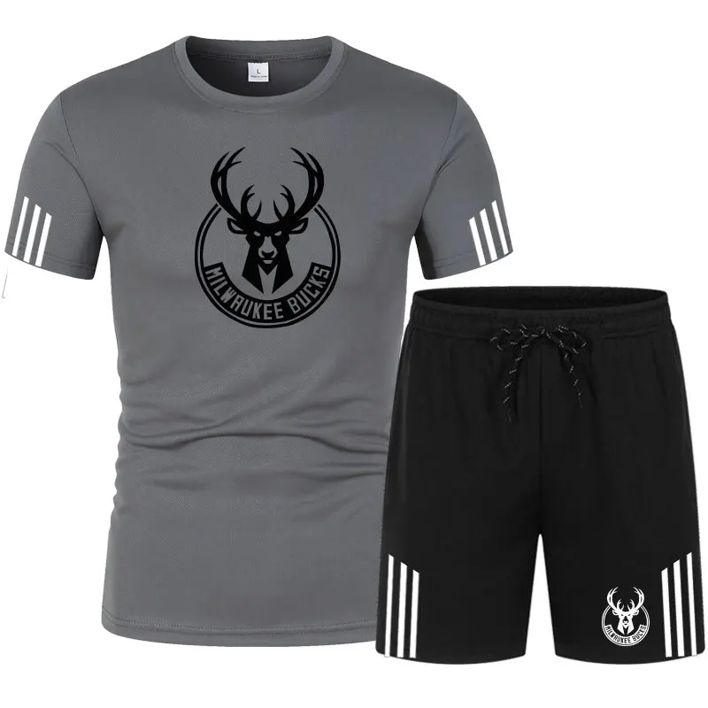 Men's 2Piece Cotton T-Shirt + Shorts - Image 5