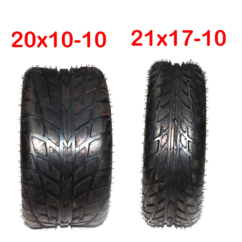 10 Inch Tubeless Tyre 21X7-10 20X10-10 for ATV Four-wheel Off-road Vehicle Agricultural Road Tires Vacuum | Автомобили и