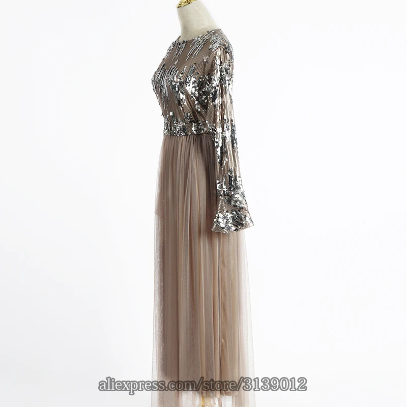 Sequin abaya Дубай мусульманское платье хиджаб вечернее платье-кафтан турецкие платья халат ислам одежда Kleding Абая для женщин