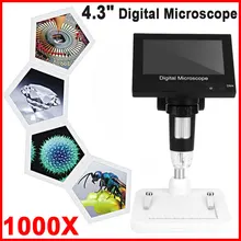 Электронный микроскоп 1000x мониторинг портативные мобильные телефоны для видео в реальном времени Прямая