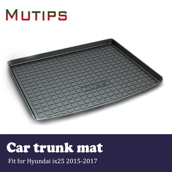 

Mutips Car Cargo rear trunk mat For Hyundai ix25 2015 2016 2017 Styling Boot Liner Tray Waterproof Anti-slip mat Accessories Pad