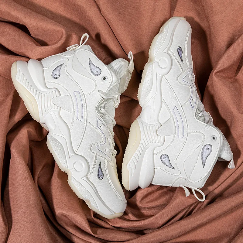 

AJ MEN'S Shoes Autumn 2019 New Style Sports White Shoes Popular Brand MacBook Shoes Versatile White Shoes Men's Hight-top Trendy