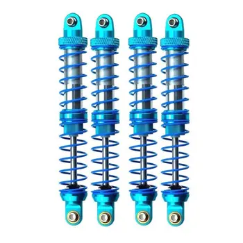 

4pcs RC Climbing Car Double Section Metal Shock Absorber Double Spring Oil Damper for SCX10 for 90046 for D90 for TRX4
