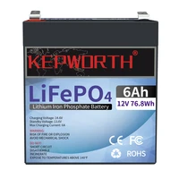 Batterie aste LifePo4, 12V, 6Ah, 10Ah, 12Ah, 20Ah, 25Ah, 30Ah, BMS intégré, alimentation aste veFePo4, série ou parallèle, la plus récente 3
