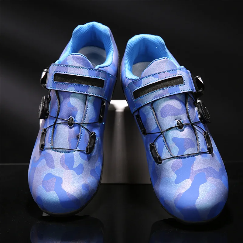 

New Style Fashionable And Stylish Anti-slip Durable Two-Button Power Cycling Shoes Couples Outdoor Casual Sports Shoes