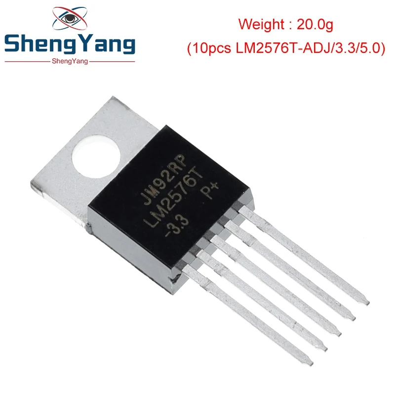 10 шт. LM2576 LM2576T ADJ 3.3 5.0 IC REG BUCK 3A TO220 5 Новый|Интегральные схемы| |