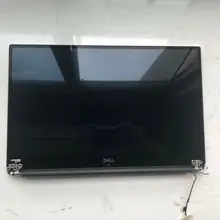Conjunto de tela lcd 4k display completo para dell XPS15-9570 led toque difitizer dobradiça-up substituição