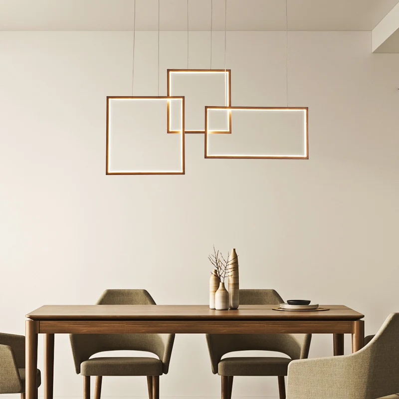 

Fashionable, simple and creative square Chandelier