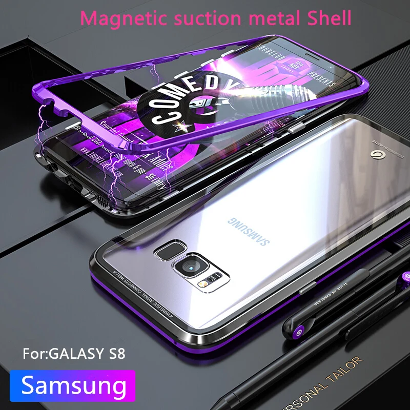 S8 S9 S10 A50 A30 плюс S10E телефон оболочки Магнето Ван Оболочка Чехол чехол для телефона s мобильный телефон чехол мобильный чехол металлический чехол