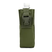 Открытый Molle тактический мешок бутылки воды Walkie Talkie Радио Держатель военный страйкбол Пейнтбол Стрельба Охота Туризм Сумка