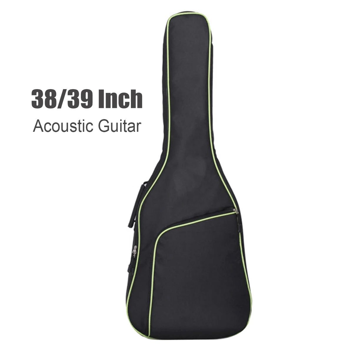 38/39 40/41 дюймов Оксфорд ткань чехол для гитары Красочные края Gig Bag двойные ремни Мягкий 10 мм хлопок мягкий водонепроницаемый рюкзак Лидер продаж - Цвет: Зеленый