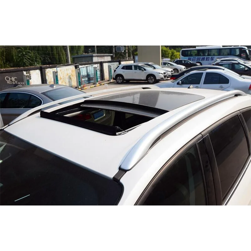 Высокое качество алюминиевого сплава винт установить автомобильный боковой направляющей Бар Багажник На Крышу для Ford Kuga escape 2013