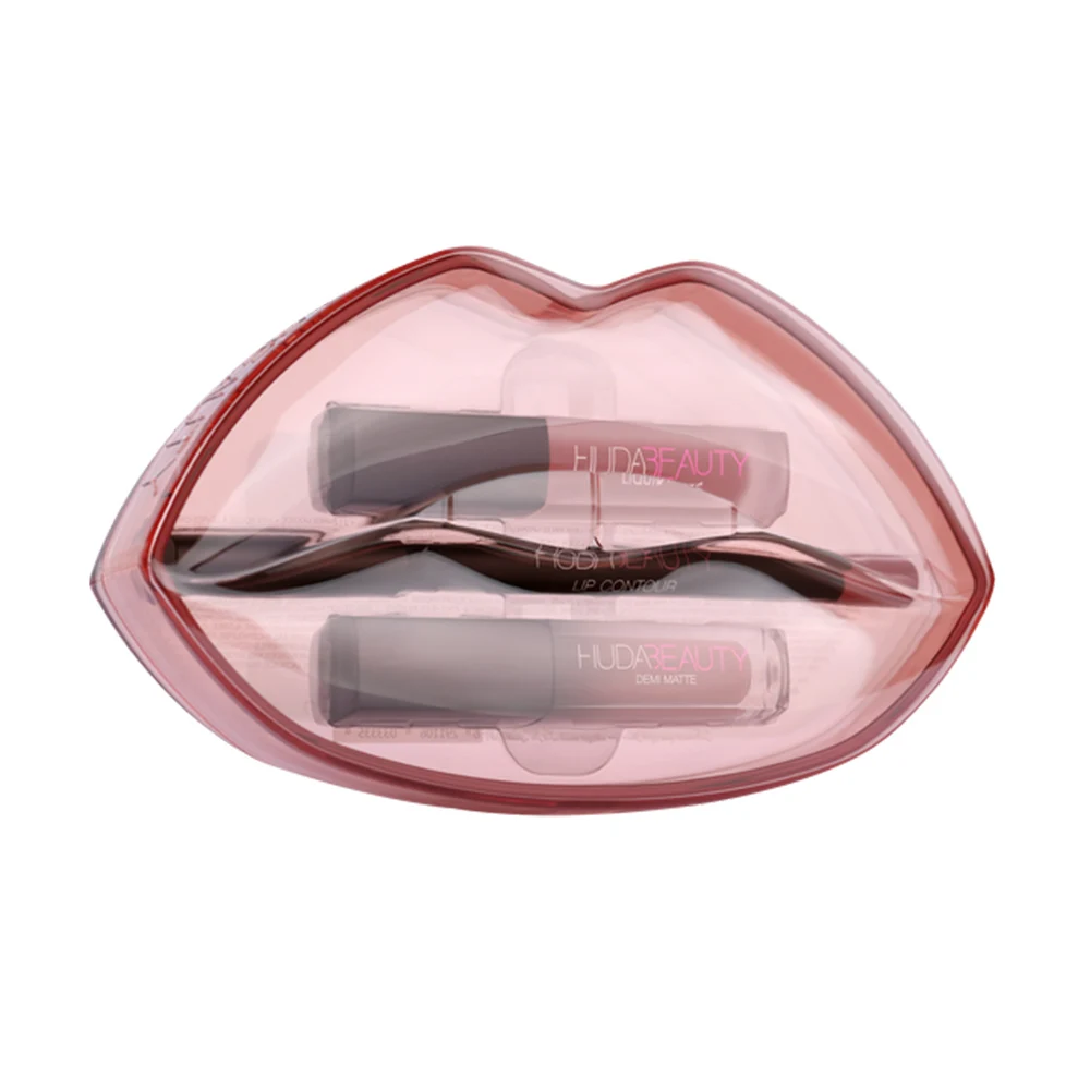 Huda beauty, стробоскоп для губ, 4 стиля, жидкая матовая помада, супер носимая, идеальный контур для губ, идеальный подарок для губной помады