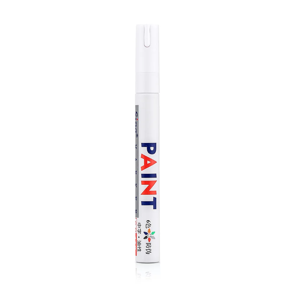 1 Piece Car Paint Pen Waterproof Car Wheel Tire Oily Painting Mark Pen Auto Rubber Tyre Tread CD Metal Permanent Paint Marker