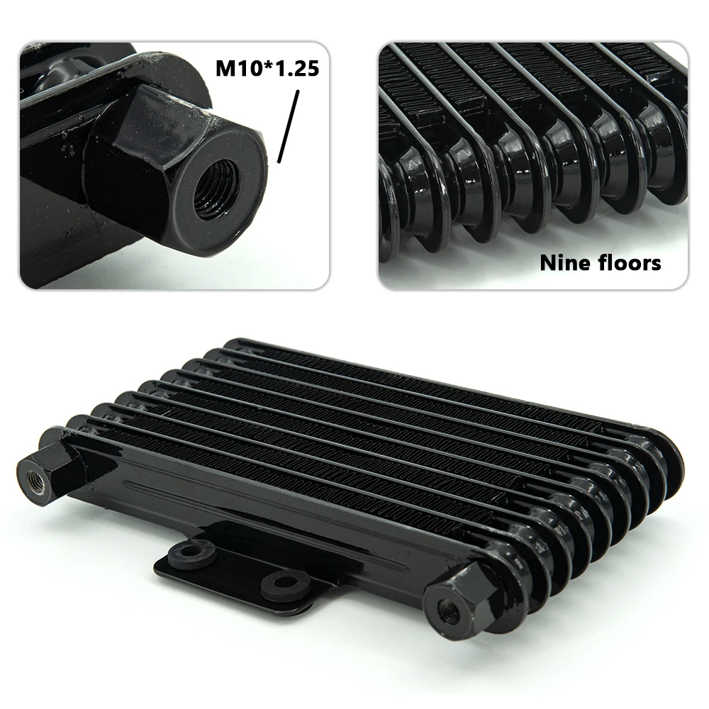 Motorcycle Oil Cooler Fuel Engine Radiator Suit 125CC-250CC Dirt Bike ATV SILVER MOTOR De Moto for Yamaha JYM250 YS250