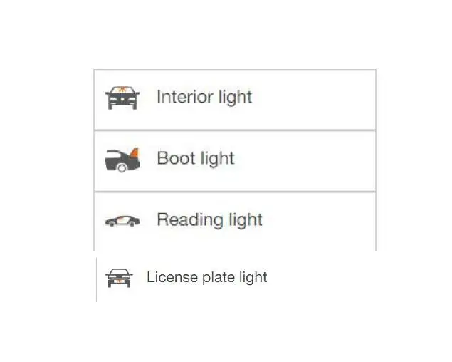 Интерьерные Светодиодные Автомобильные фонари для citroen berlingo b9 k9, коробка для минивен, Купольные лампы для автомобилей, Освещение номерного знака 8 шт./лот - Испускаемый цвет: berlingo first box