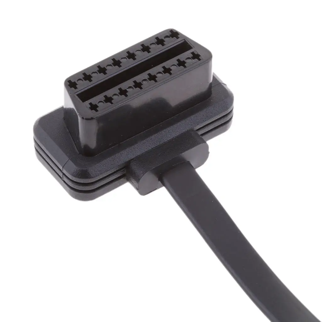 1 Pcs 16 Pin Male to Female With Switch OBD2 Cord Extension Cable Adapter Connector On/Off