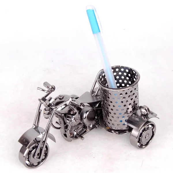 Pen-Holder Motorcycle Model pen holder stationery organizer stationery storage box For Home Office Decoration Desk Organization