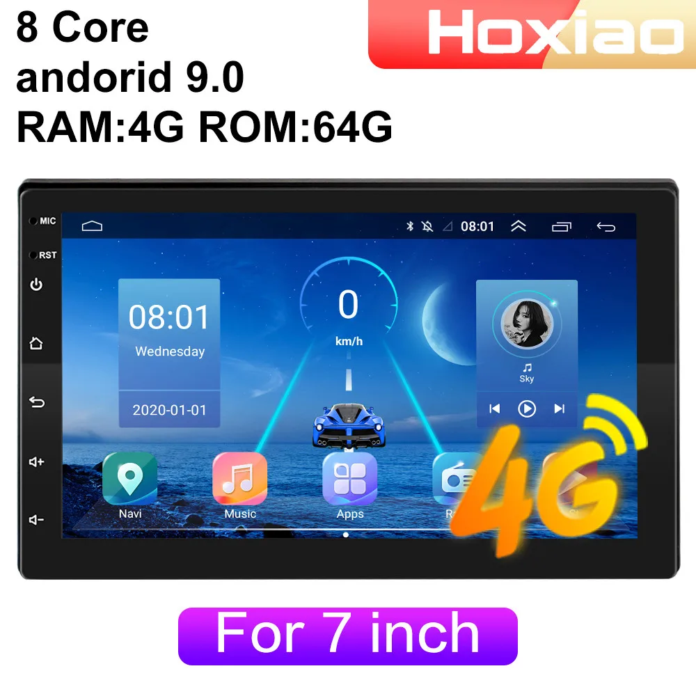 4G 8 ядер Android 9 0 2 Din Автомобильный Радио Мультимедийный видео плеер для Nissan Hyundai Kia