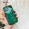 Paillettes brillant marbre coque de téléphone pour iPhone 12 Pro Max vert rouge étui de luxe pour iPhone 12Mini feuille d'or couverture brillante mode chaude ► Photo 3/6