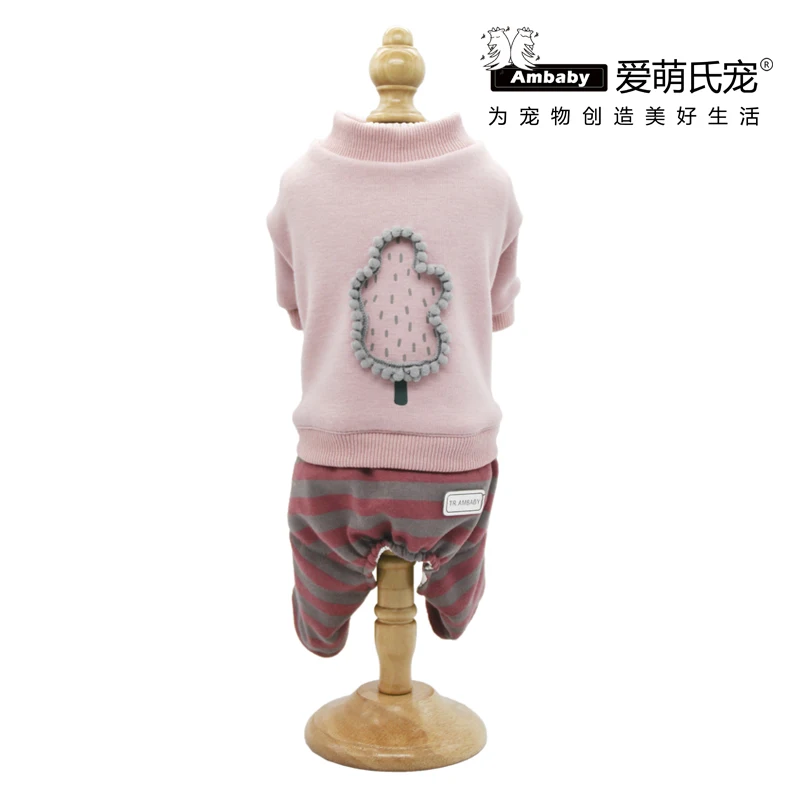 Pink Ambaby демисезонная одежда для домашних животных продукты флисовый комбинезон теплое пальто для Собаки Одежда для куртки для маленьких собак средних и больших размеров, Размеры Домашние животные, собаки и кошки - Цвет: Pink