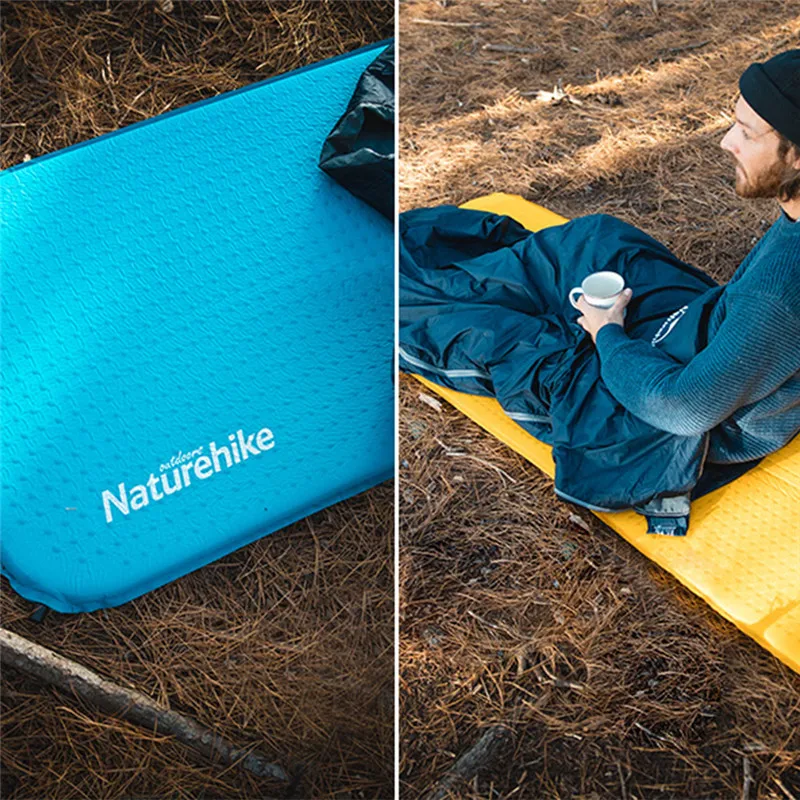 Naturehike Самонадувающийся коврик для кемпинга, походный матрас для кемпинга, высокое качество, губки, спальные подушечки
