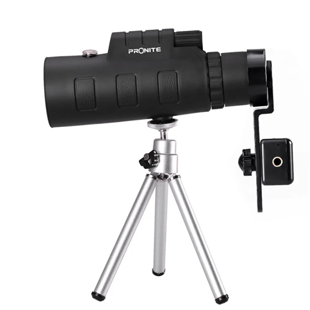 10PCS Pronite 12X50 40X60 High Power Night Vision Mobile Phone Camera Clip Single Tube Telephoto