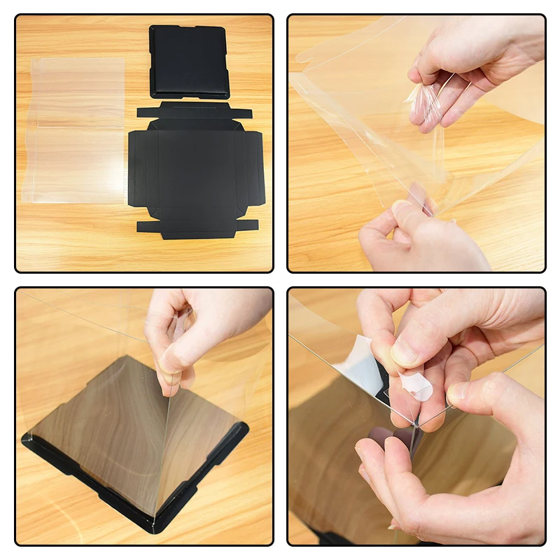 20/28cm Transparent PVC Gift Box for Rose Bear & Cake, Clear Plastic Display Case w... - SKU TPGB1623 - UGI Packaging