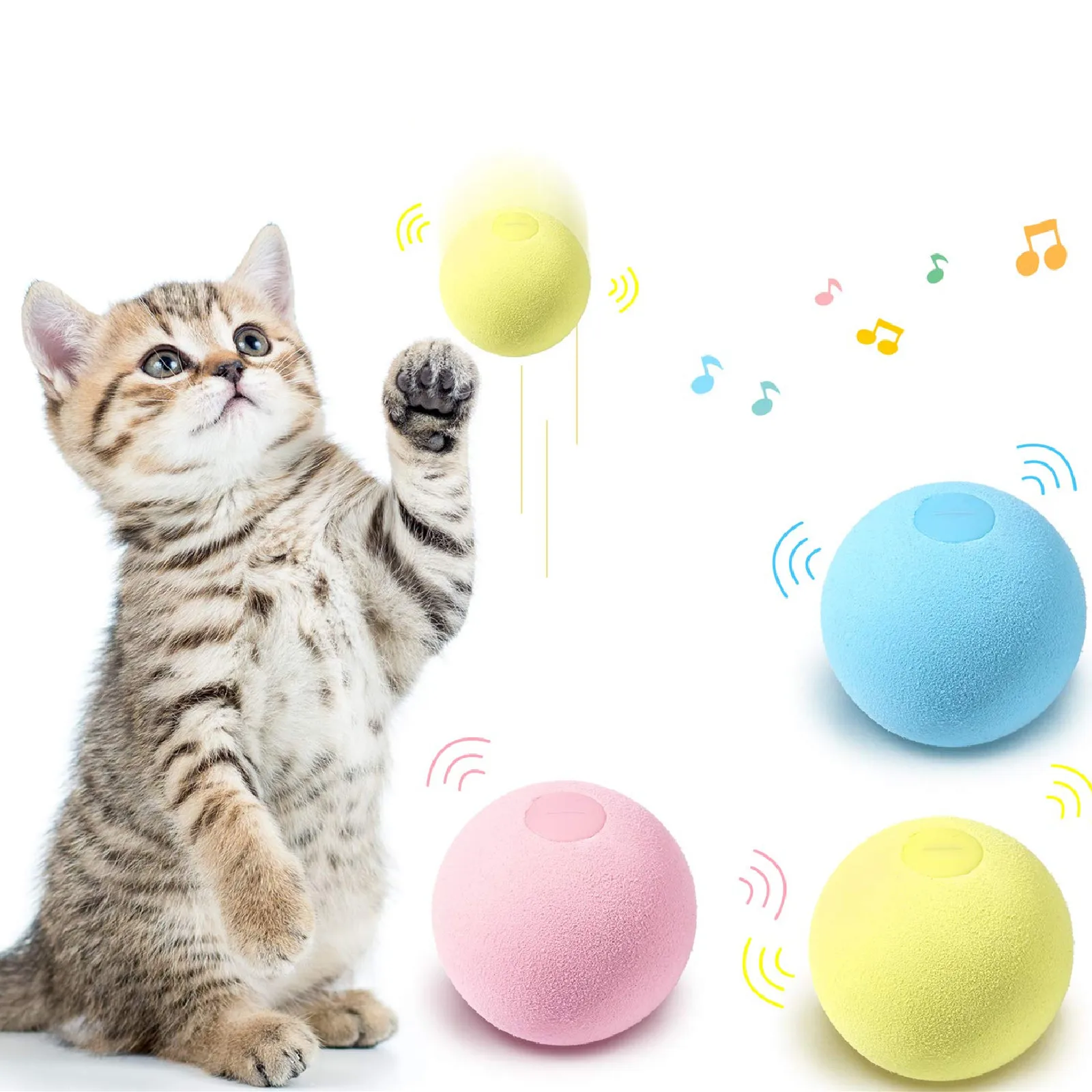 Balle intelligente pour chat - PawPlay™ - Balle d'Entraînement Intelli – LE  COIN MIAOU