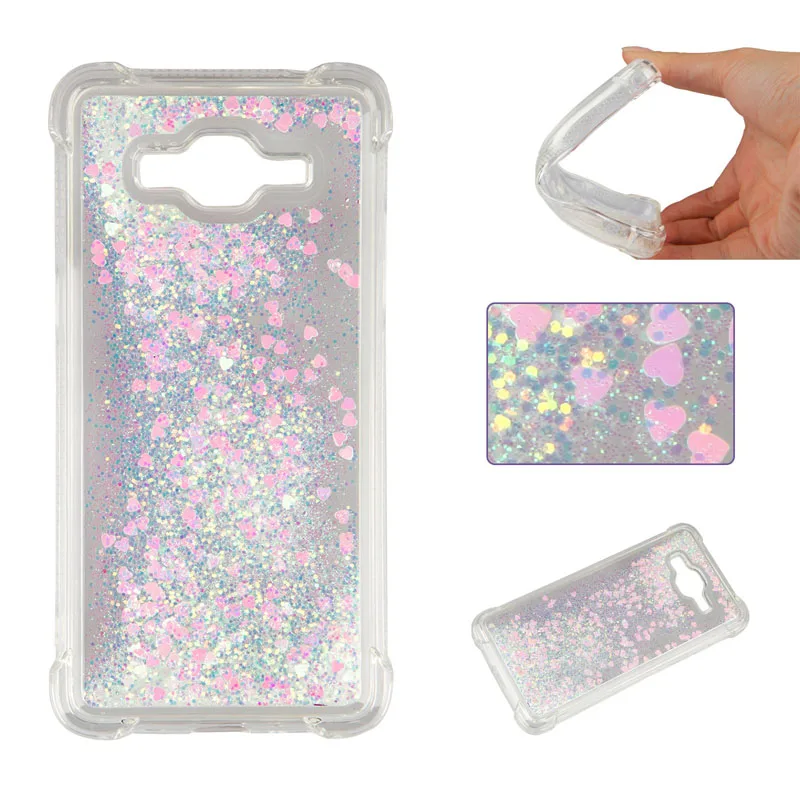 Милый чехол с сияющими блестками для Samsung Galaxy J3 J36 Bling Блестящий бампер SM-J320F/DS SM-J320H/DS SM-J320FN SM J300H J300F