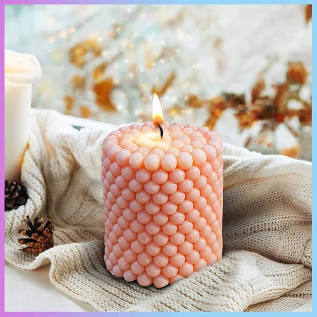 Non-stick Bubble Cube Candles Silicone Mold 3D Aromatherapy Plaster Candle  Hand-made Baking Chocolate Dessert Cake Mould Tool - AliExpress