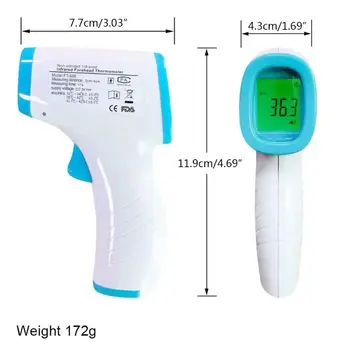 

Kids Adult Forehead Thermometer Non-Contact Infrared Digital Ear Fever Measuring