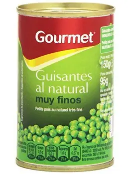 

Gourmet - Guisantes al natural - muy finos - 95 g - [Pack de 24]