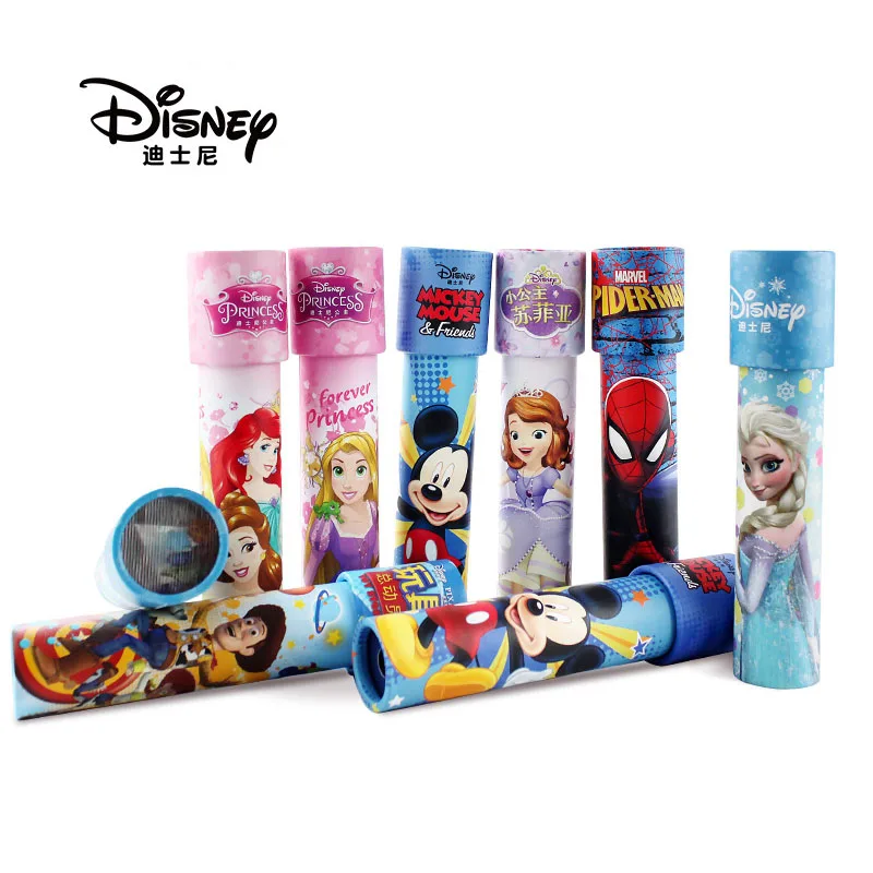 

Disney Toy Story 4 Frozen Mickey Mouse Colorful kaleidoscope Figure Toys Woody Spiderman Elsa Cartoon Doll Kid's Christmas Gifts