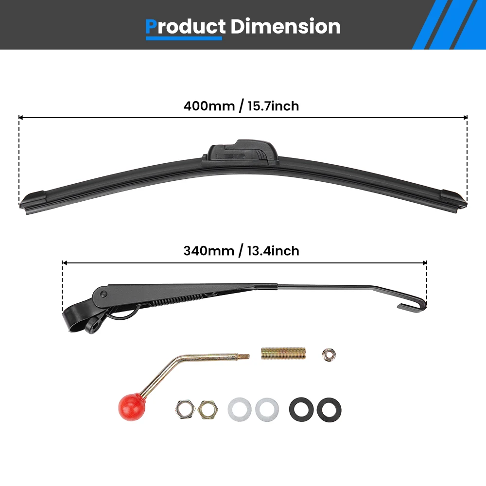 UTV Windshield Wiper for Polaris RZR 800 900 1000 XP Ranger Can Am Maverick X3 Commander Honda atv accessories utv side mirrors