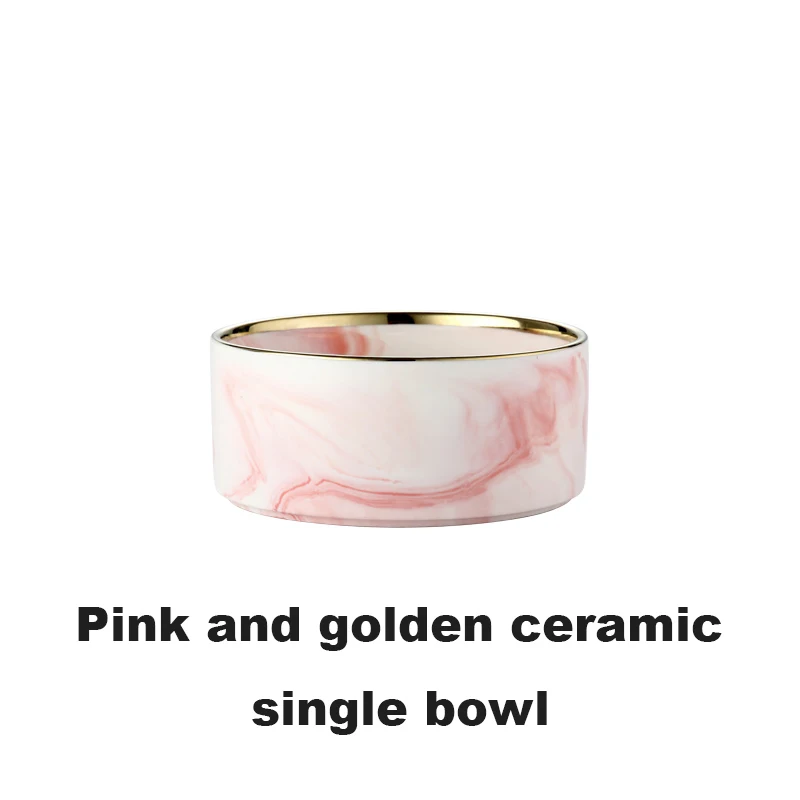 Pink golden 1 bowl