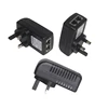 HKBTM POE Injector 48V 24V 12V 24W EU US UK AU Plug  For CCTV  IP Camera Power Supply Ethernet Adapter Phone AP 5