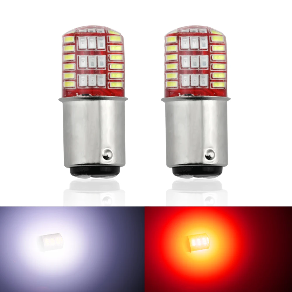 1157 2357 Car Brake Strobe Flashing LED Bulbs For Car Tail Parking