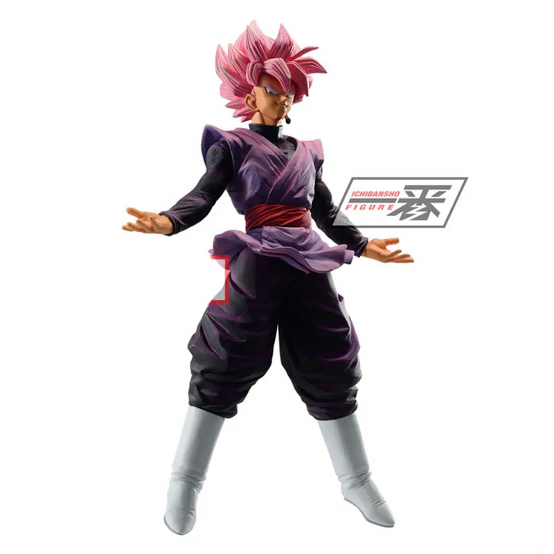 Bandai Anime Dragon Ball Super Waraking Warriors Dokkan Battle Rose Black Goku Action Figure Model Toys Figurals