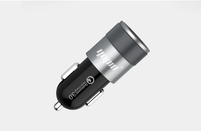 Superior Products Shi Hot Selling QC3.0 Fast-Charging Car Mounted Charger Car Cigarette Lighter Plug Multi-functional Double USB