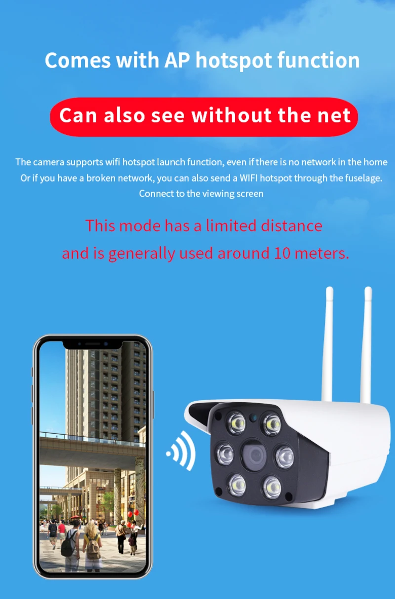 Full HD 2.0MP 1080P Водонепроницаемая WiFi ip-камера наблюдения беспроводная уличная камера безопасности ночного видения CCTV Камера