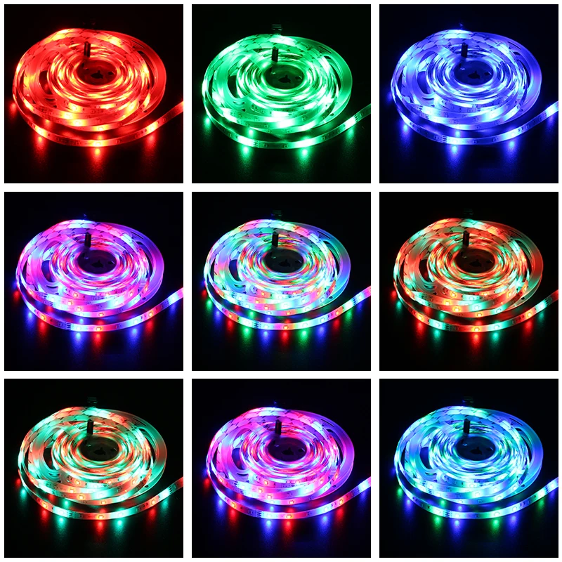 2835 RGB светодиодный лента DC12V Водонепроницаемый WI FI гибкая 5 м 10 15 ленточный